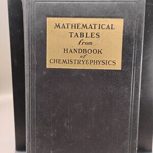 Mathematical Tables from Handbook of Chemistry and Physics dated 1959 11th ed